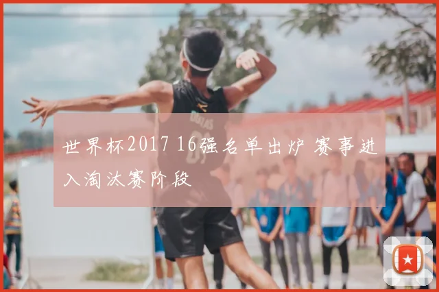 世界杯2017 16强名单出炉 赛事进入淘汰赛阶段